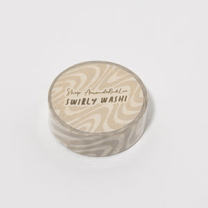 Latte Swirl Washi Tape