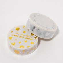 Load image into Gallery viewer, Silver Fairy Dust Washi Tape
