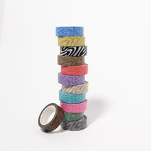 Load image into Gallery viewer, Black &amp; White Swirl Washi Tape